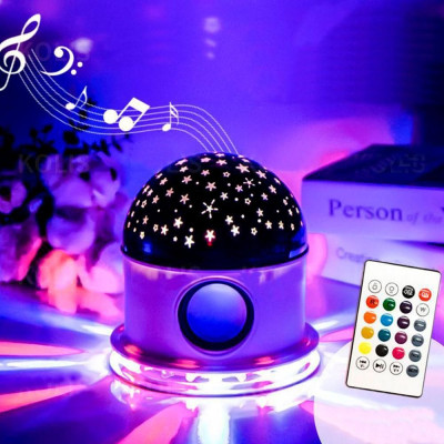 Диско куля з блютузом LED Crysal Magic Ball Light з пультом