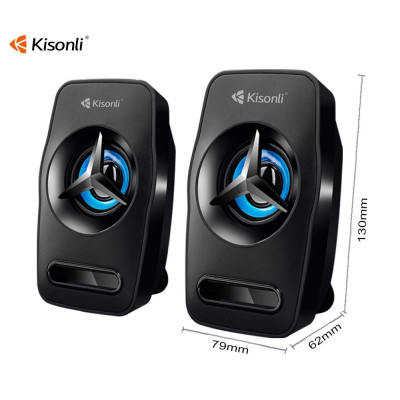 Колонки Kisonli Мощные L-3030 для ПК Сабвуфер USB