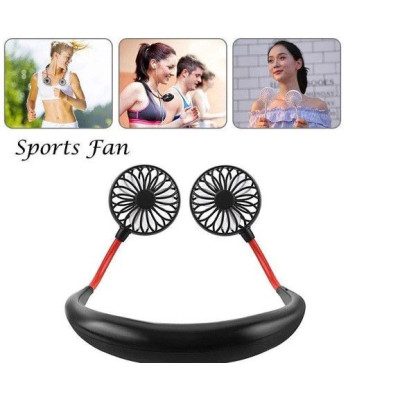 Портативный минивентилятор Hands Free Sport Fan Usb