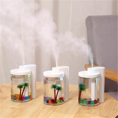 Увлажнитель воздуха и ночник (2в1) прозрачная чашка украшение Humidifier