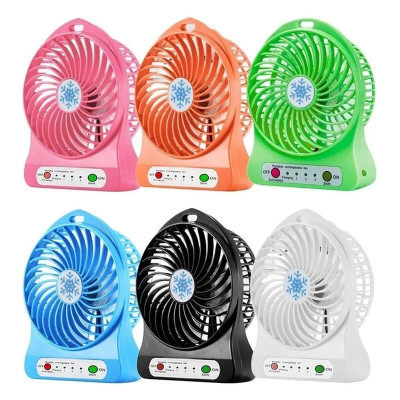 Портативный USB минивентилятор с аккумулятором Portable Mini Fan (настольный)