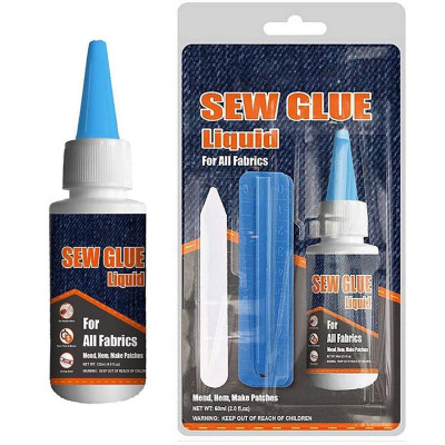 Универсальный клей для ткани и кожи Sew Glue Liquid