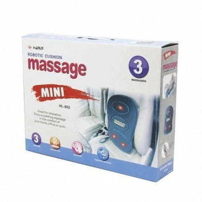 Массажная накидка 3 Режимы для автомобиля и офиса с прогревом Robotic Cushion Massage HL-802