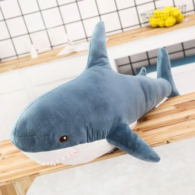 Мягкая игрушка Плюшевая Акула Shark doll 49 см Подушка акула подушка объятия Top R