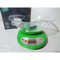 Кухонные электронные весы с чашей Rainberg RB-02 7 кг Кухонные электронные весы с чашей Rainberg RB-02 7 кг