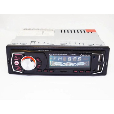 Автомагнітола 1DIN MP3 6295BT (1USB, 2 USB-зарядки, TF card, bluetooth)