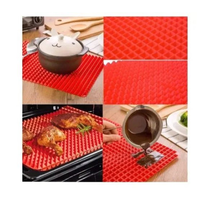 Килимок для випікання PYRAMID PAN Fat-Reduction Silicone Cooking Mat (16,25х11,5 см, силіконовий)grill