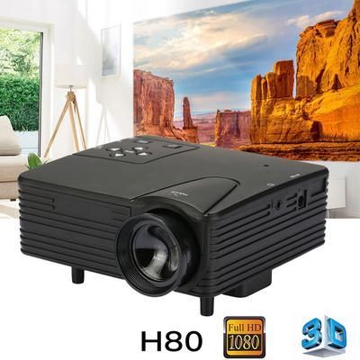 Мініпроєктор портативний мультимедійний Led Projector W662 H80