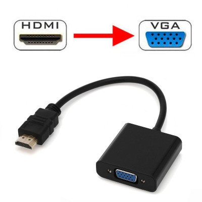 Адаптер-конвертер HDMI на VGA (переходник) Конвертер эмулятор монитора