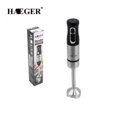 Блендер HAEGER HG-278 700W ручной погружной комбайн ⁇ Кухонный домашний блендер измельчитель металлический