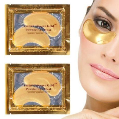 Патчи золотые под глаза с коллагеном Collagen Crystal Gold, 1 пара