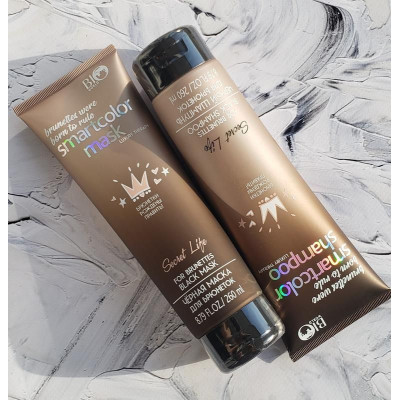 Шампунь + маска для брюнеток Bio World Secret Life Luxury Therapy Black