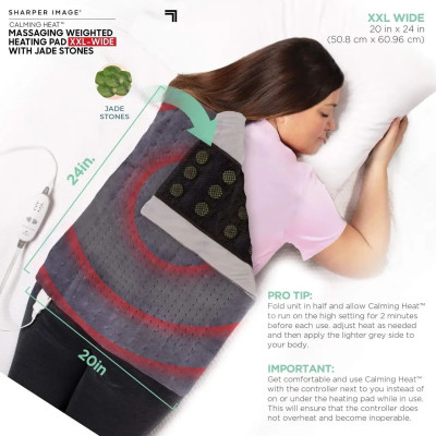 Масажна нагрівальна накидка Massaging weighted heating pad