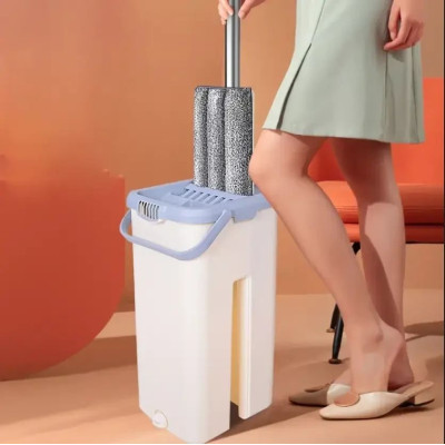 ОЧЕНКО! Швабра-лента 5 л Hand Free Cleaning Mop 2 в 1