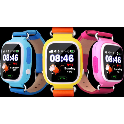 Смарт-часы детские UWatch Q90 GPS контроль звонки сообщения SOS Wi-Fi