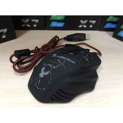 Игровая мышка X7 4800 dpi LED с подсветкой USB 2.0 GAMING MOUSE