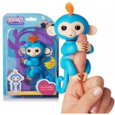 Обезьяна интерактивна на палец Happy Monkey Fingerlings