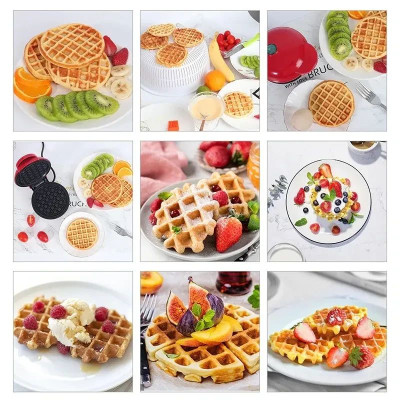 Вафельниця міні для бельгійських вафель Mini Waffle Maker