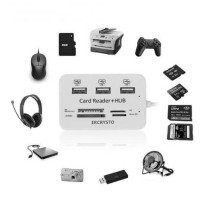 Картридер для читання карт-концентраторів HUB USB Combo 2.0 USB/MS/MS Pro DUO/SD/M2/MMC/MicroSD