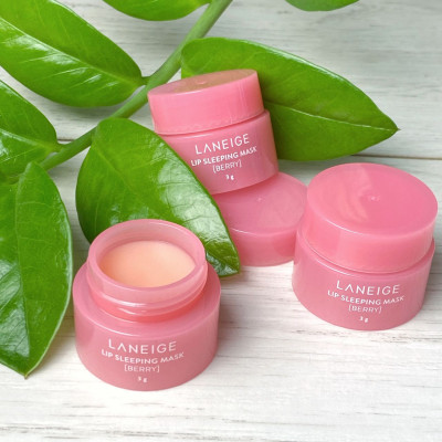 Нічна маска для губ Laneige Lip Sleeping Mask Berry Лісові ягоди, 3 г (мініатюри)