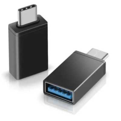 Перехідник USB OTG-01 з телефона на флешку — Type-C чорний