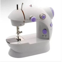 УЧЕНЬКА. Настольная, компактная Швейная машинка Sewing machine 202A (порванная коробка 203)