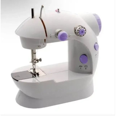 УЧЕНЬКА. Настольная, компактная Швейная машинка Sewing machine 202A (порванная коробка 203)