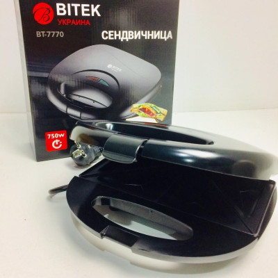 Прижимная сэндвичница Bitek BT-7770 750ВТ