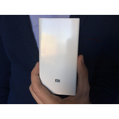 Power bank Xiaomi 20000 mAh 2 USB портативна батарея, повербанк, павербанк, павер Сяомі БІЛИЙ