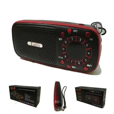 Колонка портативная TO-205 с MP3, USB и FM-радио