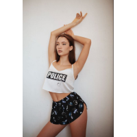 Піжама шортики + топ Поліція, хіт цього сезону
