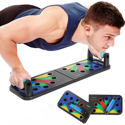 Дошка для віджимань 14 в 1 Foldable push up board, упори для віджимань, складана дошка для віджимань