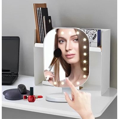 Зеркало для макияжа с LED-подсветкой Cosmetie Mirror HH071 20LED DL133