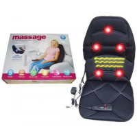 Массажная накидка на кресло Massage Seat Topper 5 вибрационная с пультом управления для дома и автомобиля