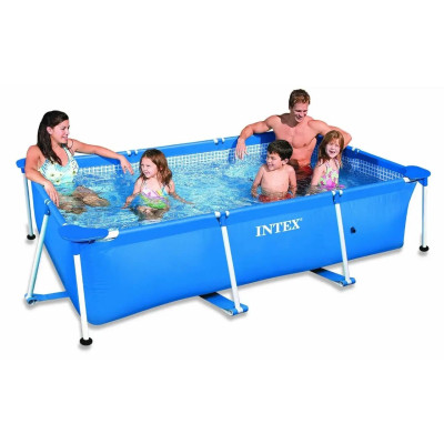 Intex 28270, каркасний басейн Rectangular Frame Pool 220 х 150 х 60 см