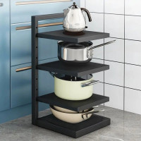 Кухонна полиця для зберігання каструль, 3 рівні Kitchen shelf for storing pots/Полиця на кухню для посуду