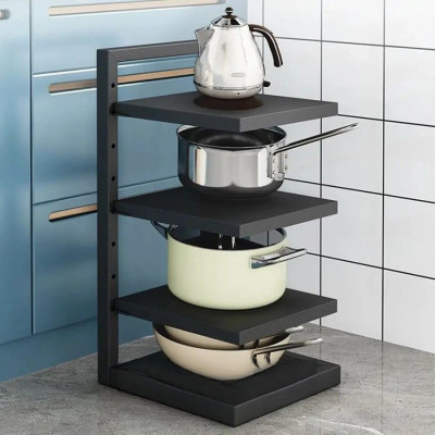 Кухонная полка для хранения кастрюль, 3 уровня Kitchen shelf for storing pots/Полка на посуду