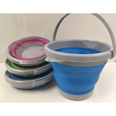 Ведро складное Collapsible Bucket, туристическое, 5 литров