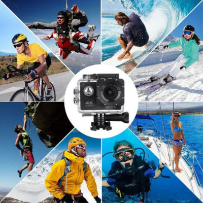 Экшн-камера Action Camera B5 WiFi 4K с водонепроницаемым боксом Лучшая цена!