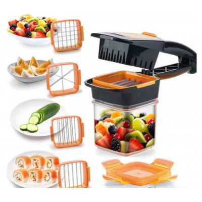 Овочерізка з контейнером Nicer Dicer Quick 2 (5 в 1)