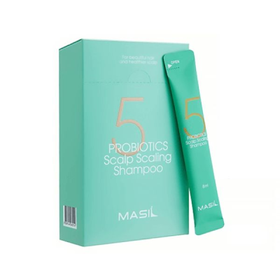 Шампунь для глубокой очистки кожи головы Masil 5 Probiotics Scalp Scaling Shampoo 8 мл