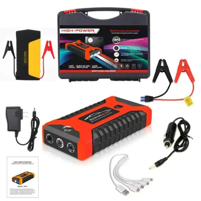 Пусковий зарядний пристрій із компресором JUMPSTARTER JX27 300А 99800 mAh Пусковий пристрій