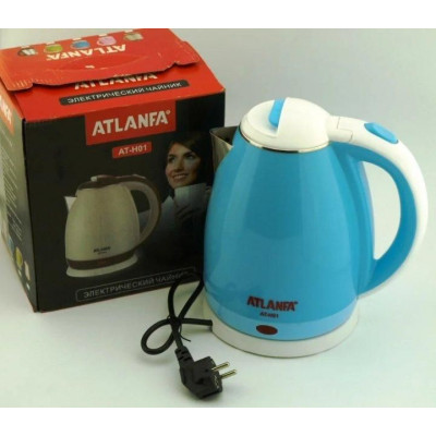 Электрический чайник ATLANFA AT-H01 дисковый с подсветкой 2.0L 1800W Различные цвета!