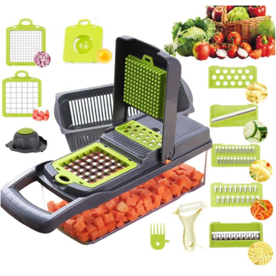 Овощерезка-измельчитель Veggie Slicer 14 в 1, ситечко для яиц и нож для очистки овощей KA-808