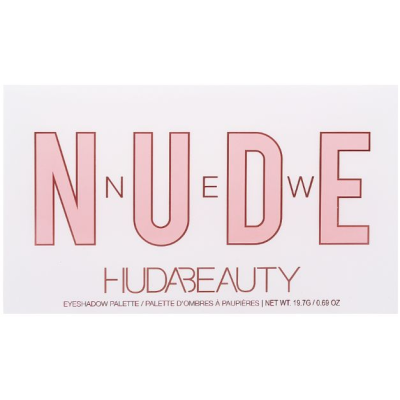 Huda Beauty The New Nude Palette, тени 18 оттенков