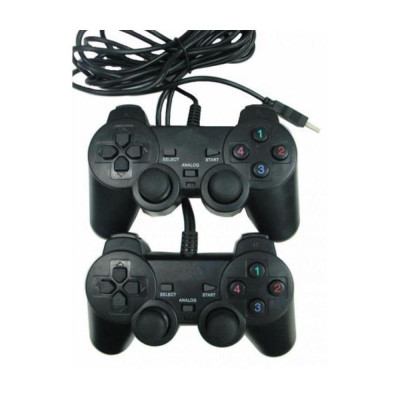 USB-джойстик для PC GamePad DualShock DJ-2082 с вибро 2 шт. Акция