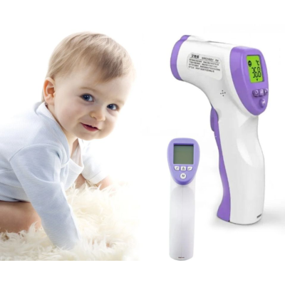 Бесконтактный цифровой инфракрасный лобовой термометр Infrared Thermometer DT-8826, градусник