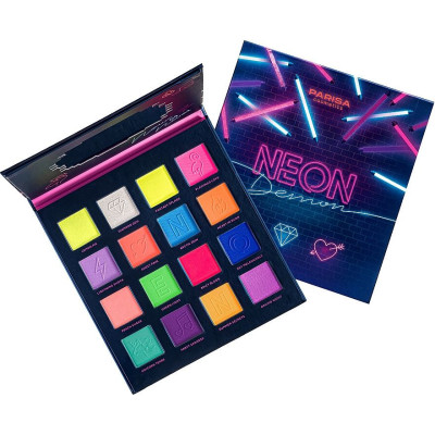 Палетка теней Parisa Cosmetics Neon Demon Eyeshadow Palette 16 оттенков