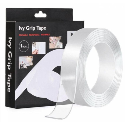 Многоразовая крепежная лента 5 м Ivy Grip Tape / Сверхсильная клейкая гелиевая лента