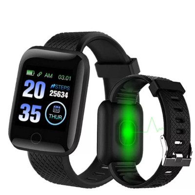 Фитнес-браслет Smart Band 116 Plus смартчасы спортивные Акция